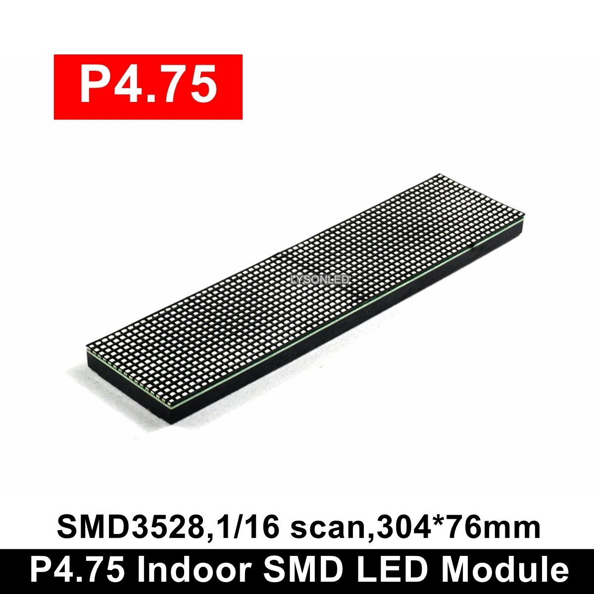 

SMD3528 P4.75 Indoor SMD Red Color/Two Color LED Module Replace F3.75 Dot Matrix,First Choice for Indoor Message Display Board