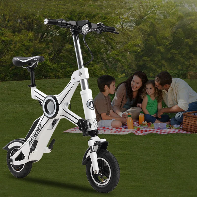 10 дюймовые сверла для быстрого складной литиевая батарея электрического велосипеда из алюминиевого сплава chainless электрический велосипед с одной и с детским сиденьем dual-pur