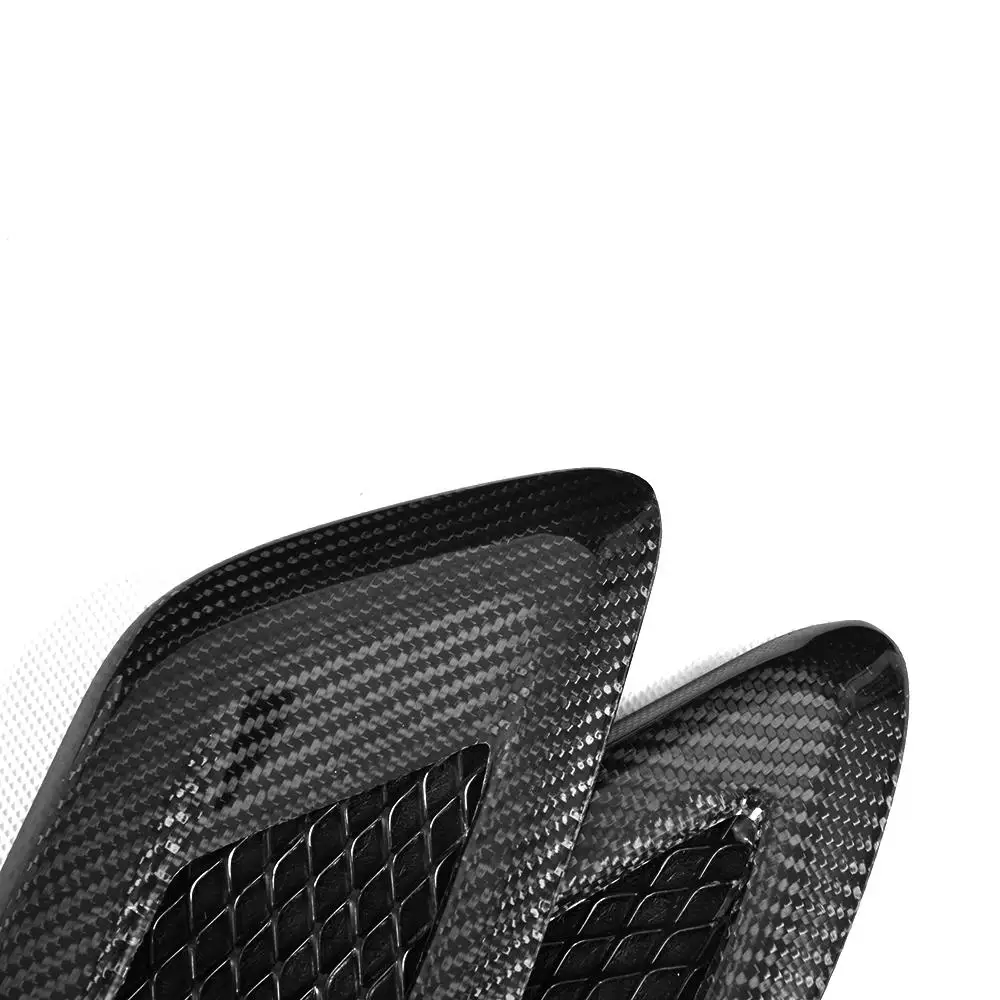 Универсальный углеродного волокна капот вентиляционные отверстия для BMW F10 F06 F12 F13 E46 E90 для Audi BENZ E63 AMG аксессуары