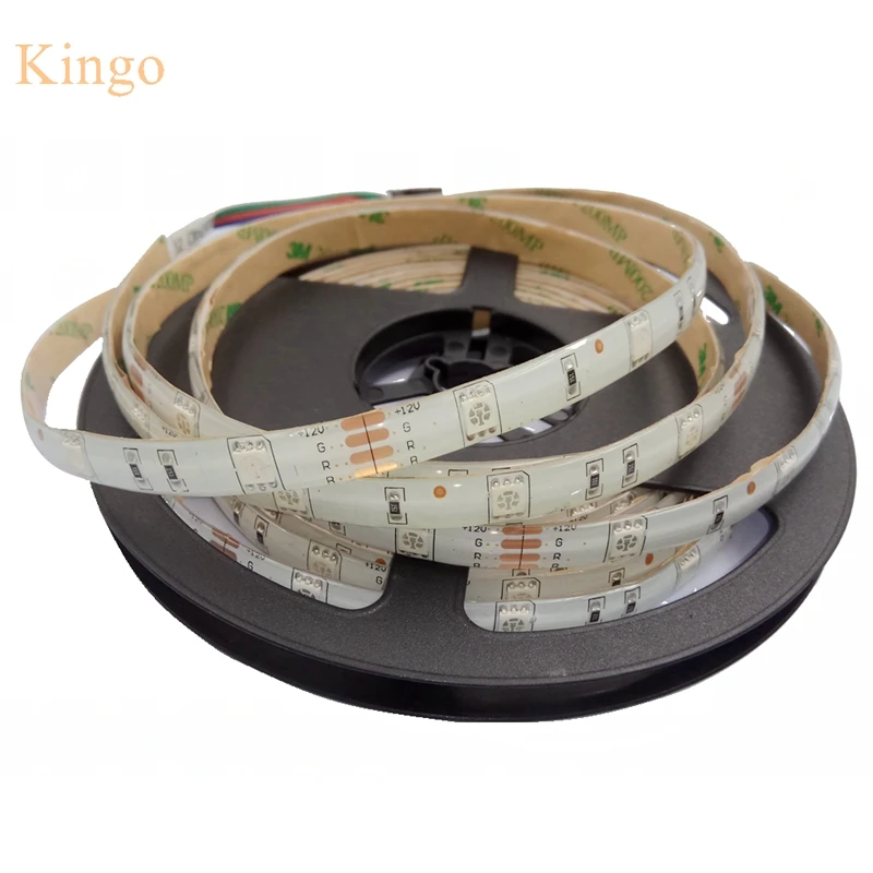 5 м светодиодный ленточный светильник SMD 5050 30led/M водонепроницаемый ip65 без