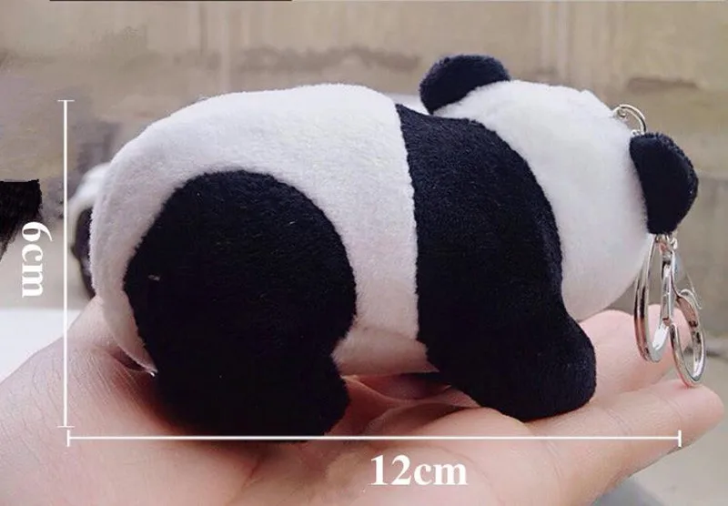 Игрушки мультфильм плюшевая Милая панда брелок Индия Великобритания оптом брелок для ключей Автомобильный брелок для мужчин и женщин сувенир подарок на день рождения