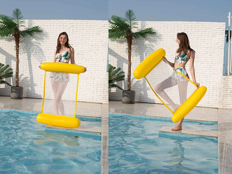 ЮЮ новый надувной матрас для бассейна кровать 120 см * 70 см воды надувное кресло для отдыха Купание и плавание плавающий гамак шезлонг для