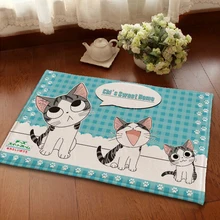 IVYYE 1 шт. Чи Кот аниме ковер украшения дома мягкие ковры мультфильм коврики на пол для спальни Ванна плюшевые Коврики