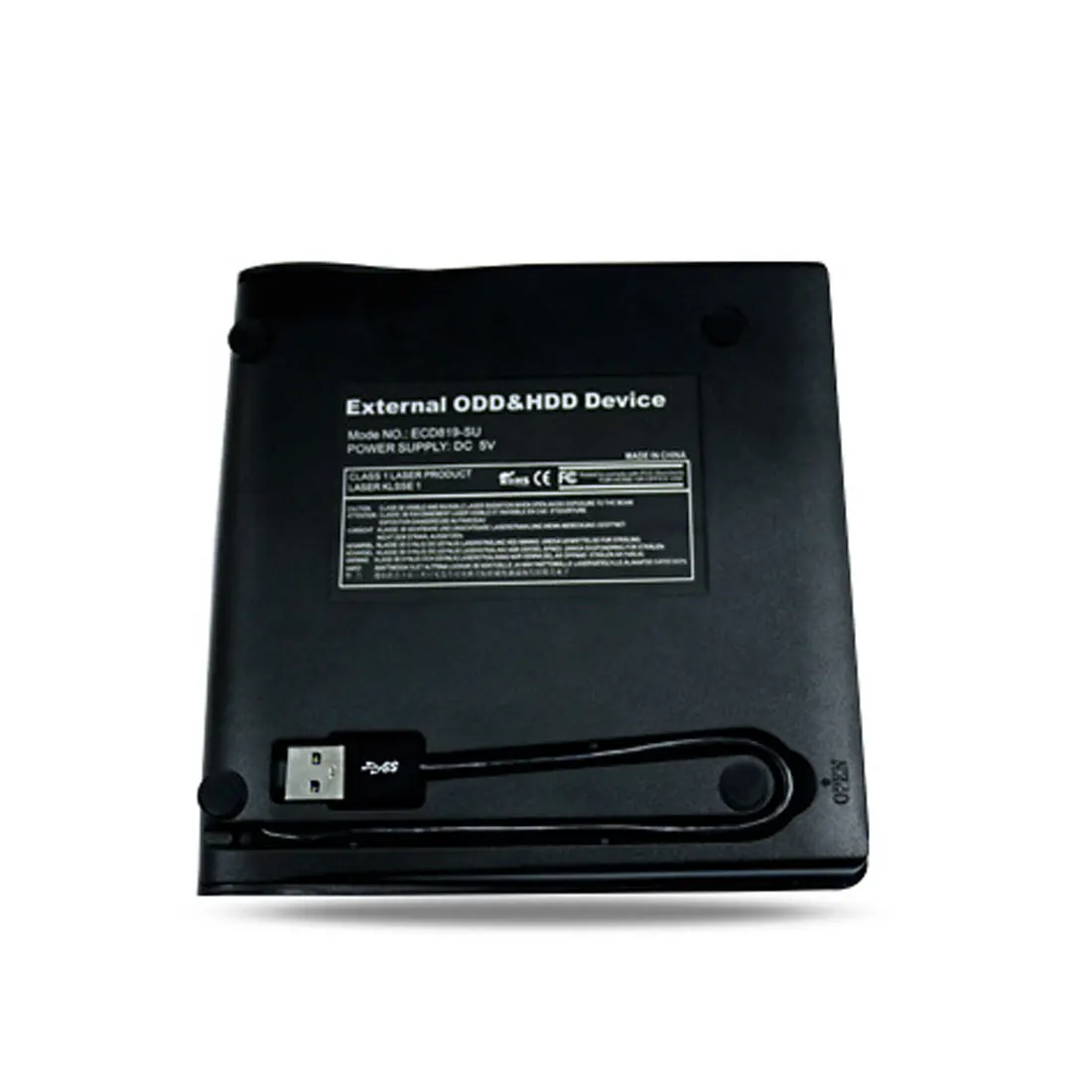  USB 3.0 Slim External DVD RW CD Writer Drive Burner Reader Player Optical Drives For Laptop PC Blac
