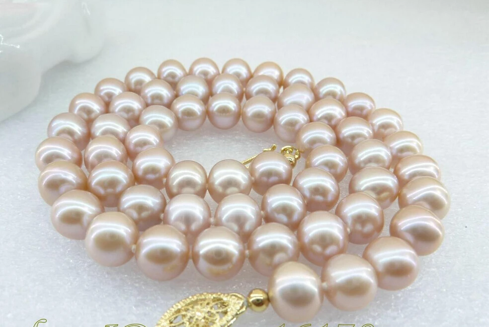 

fast 7-7.5mm Lavender AAA Akoya Genuine Pearl Necklace 17" (A0513)