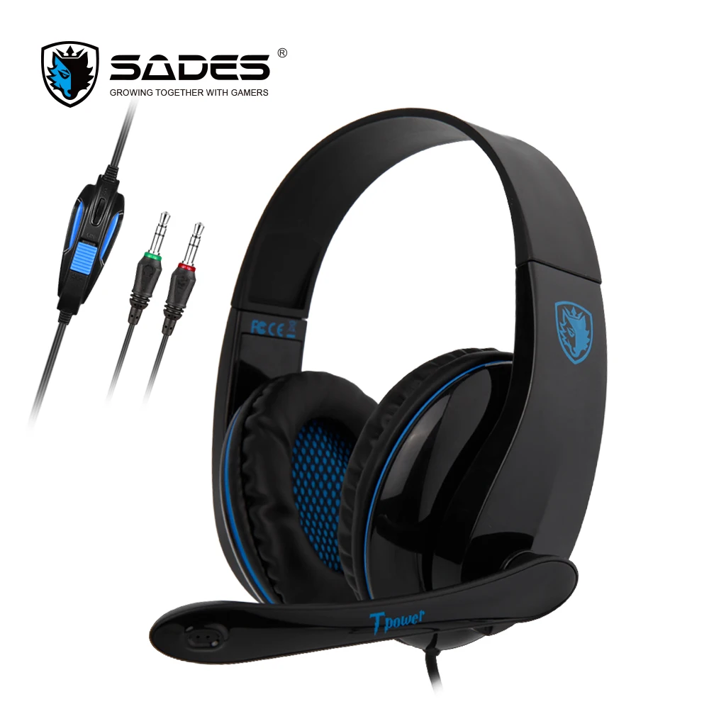 

SADES TPOWER Stereo Sound Entry Level Gaming Headset For PC With Rotatable Microphone Comfortable to Wear Light Weight Headphone