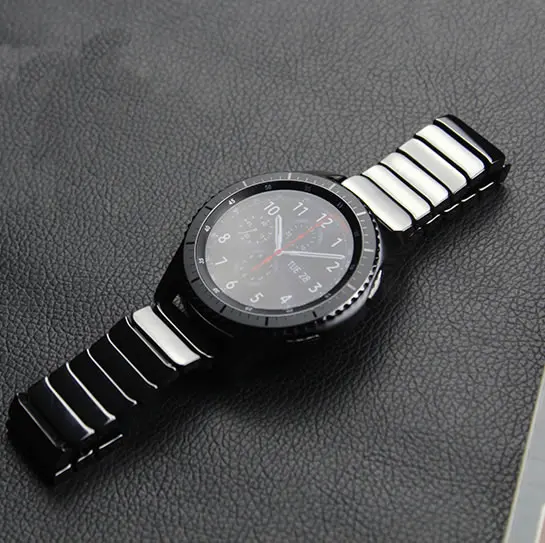 Полностью керамический ремешок для часов Huami Amazfit, ремешок на запястье для samsung gear S3, Ремешки для наручных часов для samsung Galaxy Watch, браслет на запястье