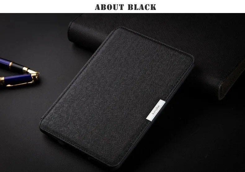 

Original 1:1 Slim Leather Smart Cover Case For Amazon Kindle Paperwhite 1 2 3 Top quality + Screen Protector + Touch Stylus Free