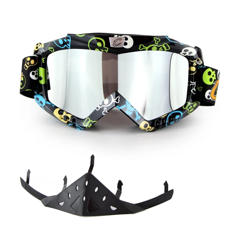 Personalized Motocross Off Road Goggle Motorcycle Skull Mask Goggle