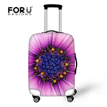 FORUDESIGNS/Новинка, толстые аксессуары для путешествий, эластичный водонепроницаемый пылезащитный дождевик для 18-30 дюймов, чехол для чемодана