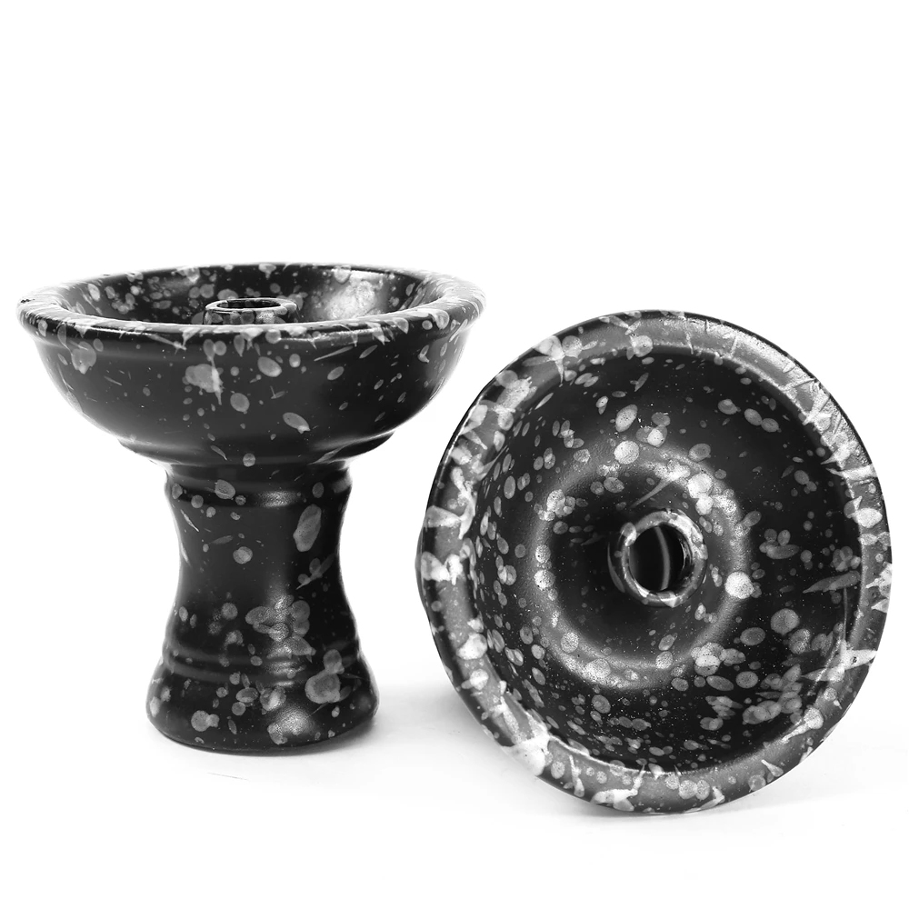 

WisQiyunR Hookah Snowflake Pattem Style Ceramic Bowl For Hookah Shisha Sheesha Narguile Accessories