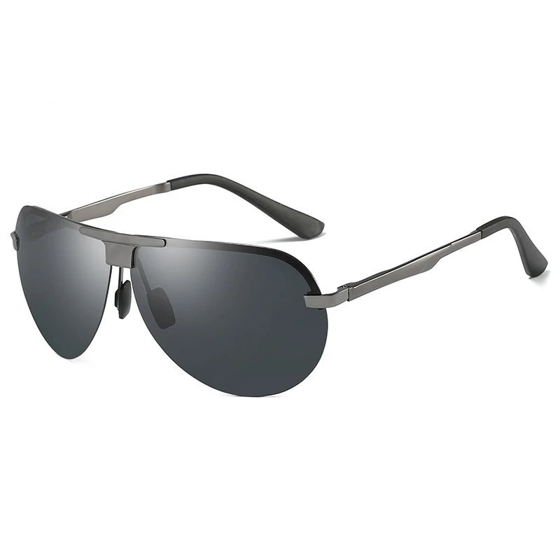  Men Metal Frame Night Vision Driver Glasses Polarized Sunglasses Cycling Men's Hd Vision Driving Go