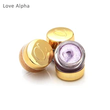 LOVE ALPHA 16 Colors Eye Shadow Professional Eyes Makeup Glitter Single Color Eyeshadow Gel Party Brand Cosmetics Flash Powder