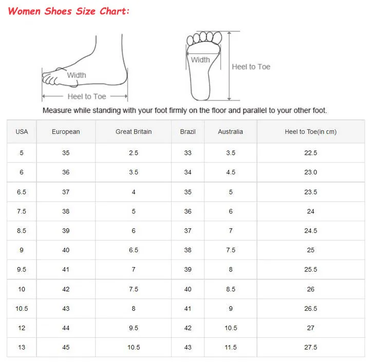 women size