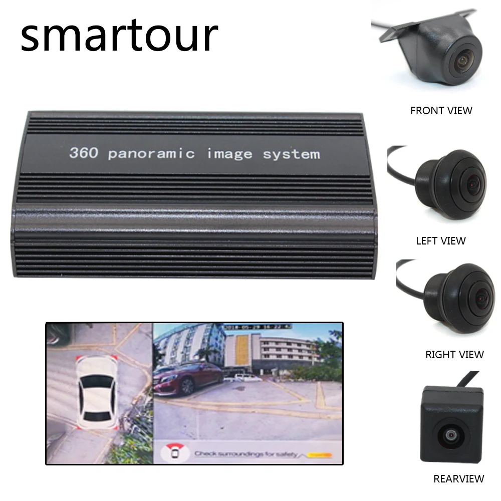 

HD 360 surround view monitoring system bird's eye view system 4 DVR HD camera HD surveillance video recorder360 driving recorder