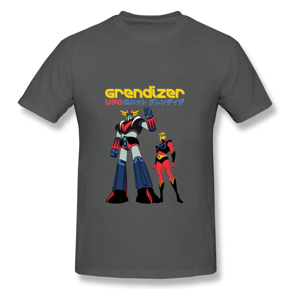 

2018 New Arrival UFO Robot Grendizer Tee Shirts Men's 100% Cotton Tops Men's Short Sleeve crew neck T Shirts Teen Tops T-Shirts
