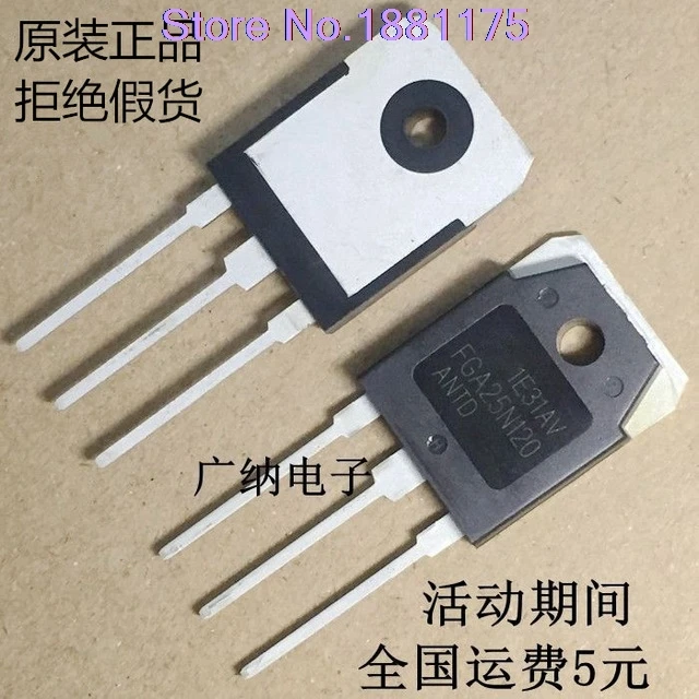 

1PCS/lot FGA25N120ANTD FGA25N120 25N120ANTD 25N120 original 1200V 50A TO3P