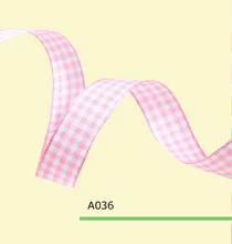 3/8″ Inch 9mm or 10mm tartan plaid ribbon
