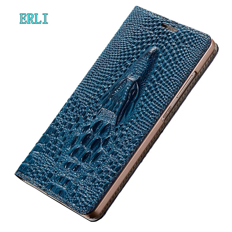 Роскошный кожаный чехол-книжка из натуральной кожи чехол для sony Xperia XZ3 XZ2 Премиум XZ1 компактный Z6 E5 L39u L1 L36h M5 G3112 H8166 - Цвет: Blue