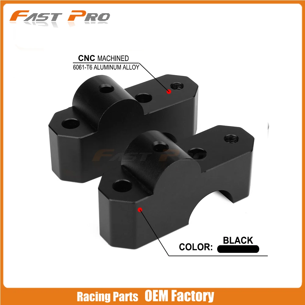 CNC Заготовка руль Fat стойки для руля Крепление Адаптер зажима для Benelli BJ300 TNT300 BN300 BJ TNT BN 300