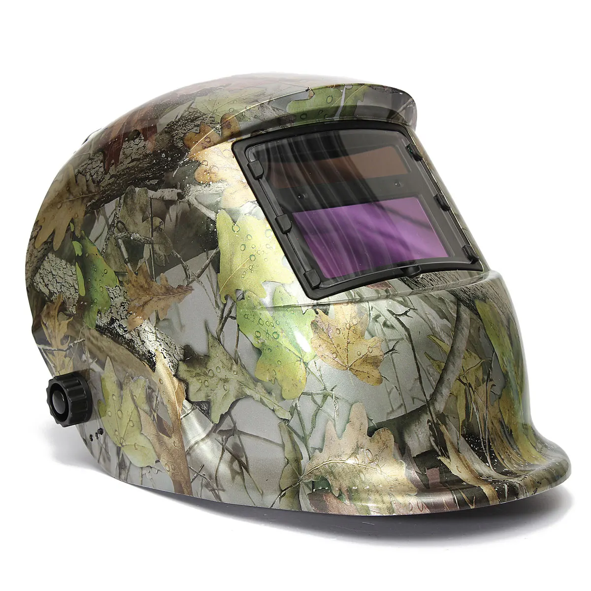 

Pro Adjustable Solar Powered Auto Darkening Solar Welders Welding Helmet Mask Forest Camo Welding Helmets