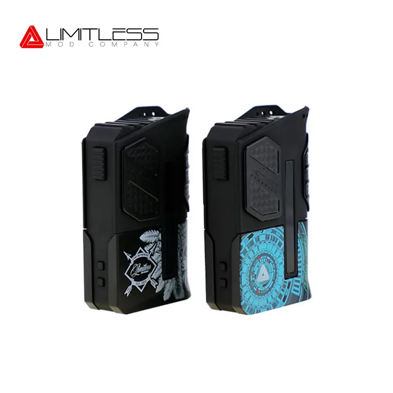 Elektronik Sigara Original Limitless Arms Race V2 Box Mod LMC & Limitless Arms Race 220W Mod Powered by Dual 18650 Battery Vape limitless lmc 220w classic v2 mod