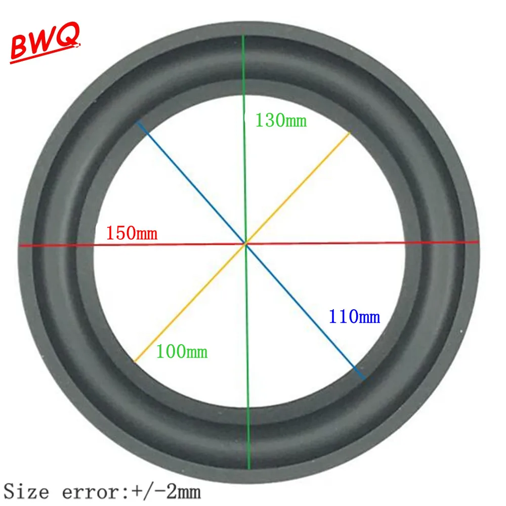 

20pcs/lots Speaker Repairable Accessories/ 6 inch Rubber edge of surround(150mm/130mm/110mm/100mm)