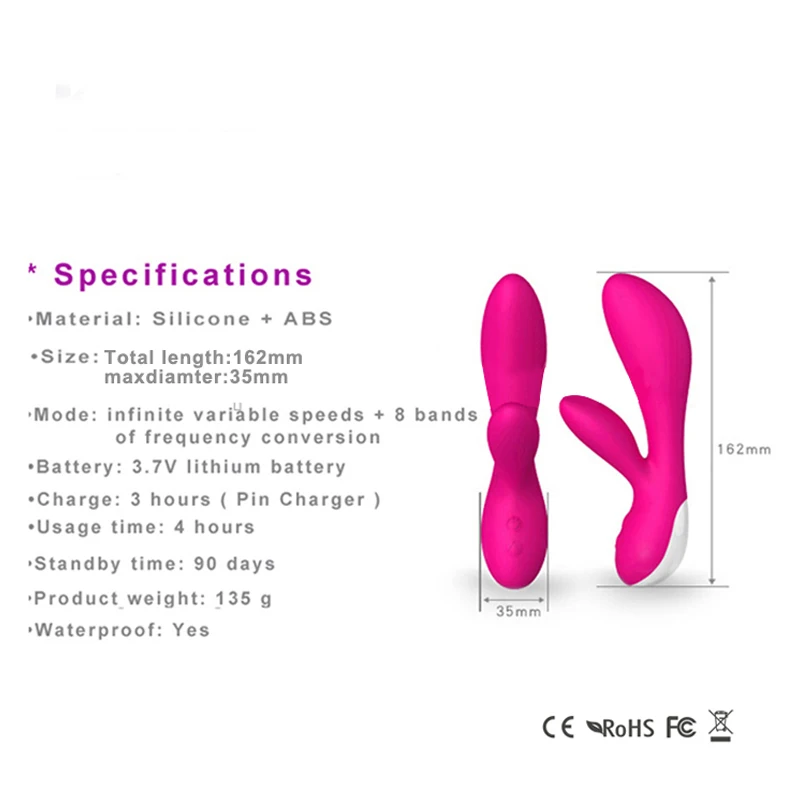 50200 silicone rabbit vibrator
