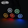 Metal push button switch with light 16mm flat head self-reset Momentary Push Button waterproof red green white blue 16HXDY.F ► Foto 3/6
