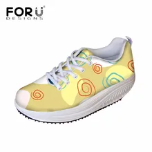 FORUDESIGNS/женские туфли на плоской подошве с объемным рисунком; модная обувь, увеличивающая рост; Zapatos; женская обувь для танцев; повседневная женская обувь на плоской подошве