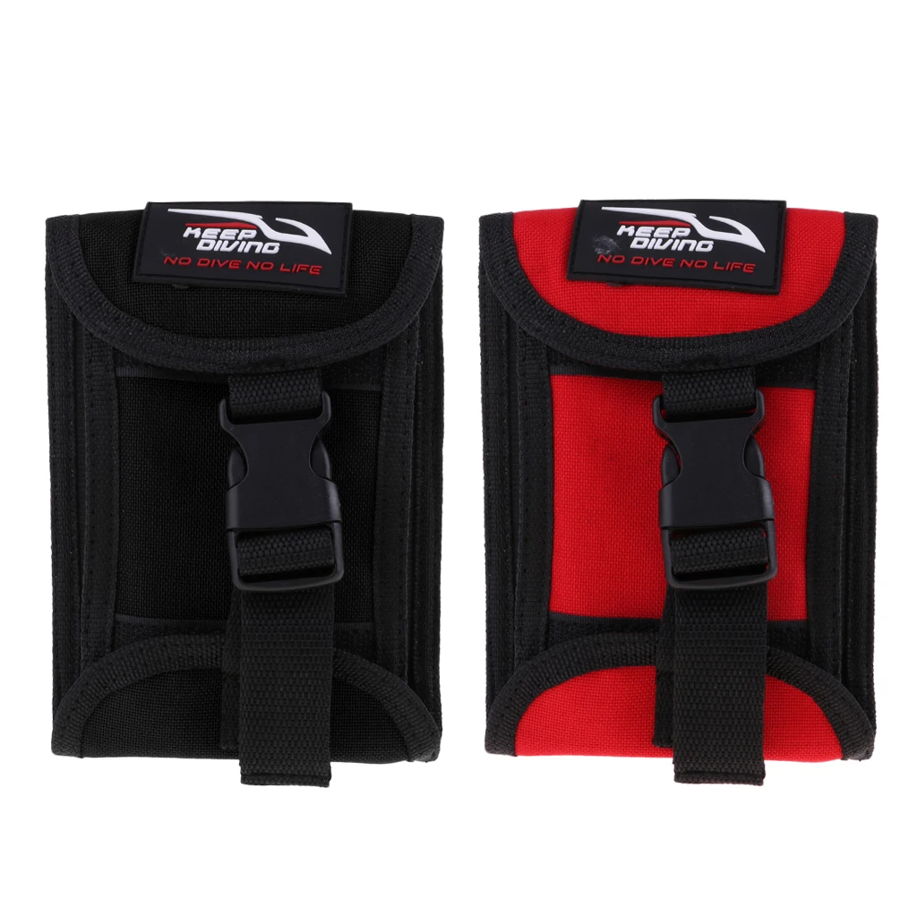 

Adjustable Strap Replacement Scuba Dive Weight Belt Pocket Pouch with Quick Release Buckle - 16 x 11 cm / 6.3 x 4.3 inch
