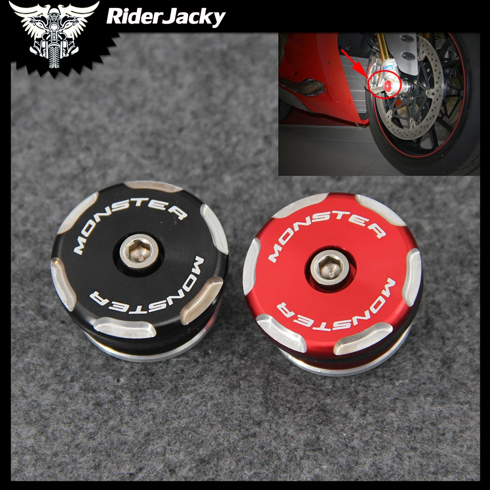 

Modification Motorcycle Accessories Right Front wheel CAP Cover Axle Nut Cover Bolt For Ducati M821 / 1200 Monster 821 1200