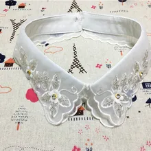 Тонкий ручной последний взрыв горячая Распродажа Поддельный Воротник динамический двойной слой пряжа воротник модный фальшивый воротник