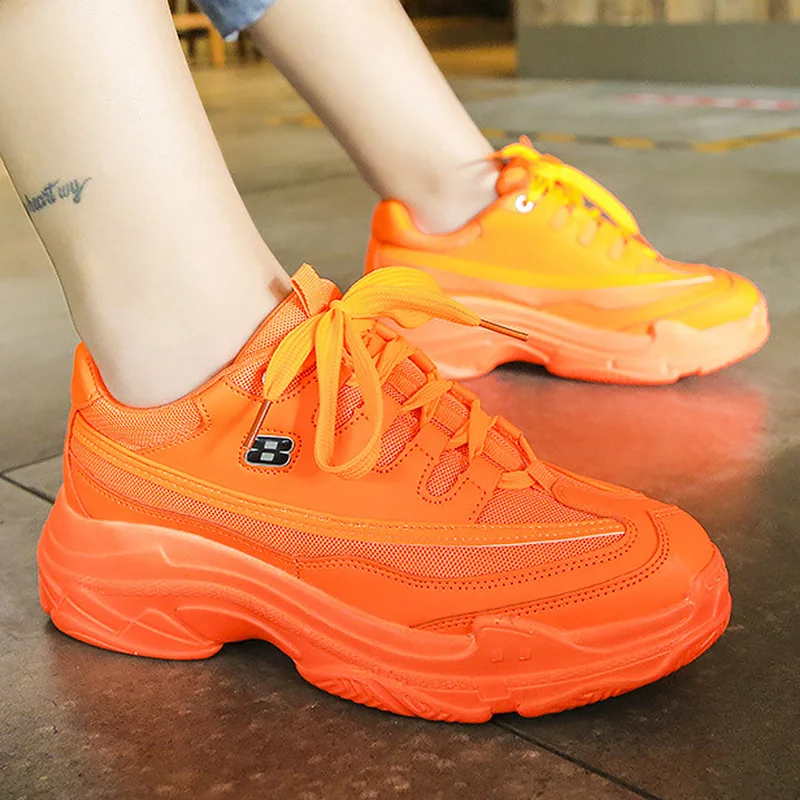 

2019 New arrival candy colors ladies sneakers women sweet sport shoes girls shoes autumn fashion genuine leather flats