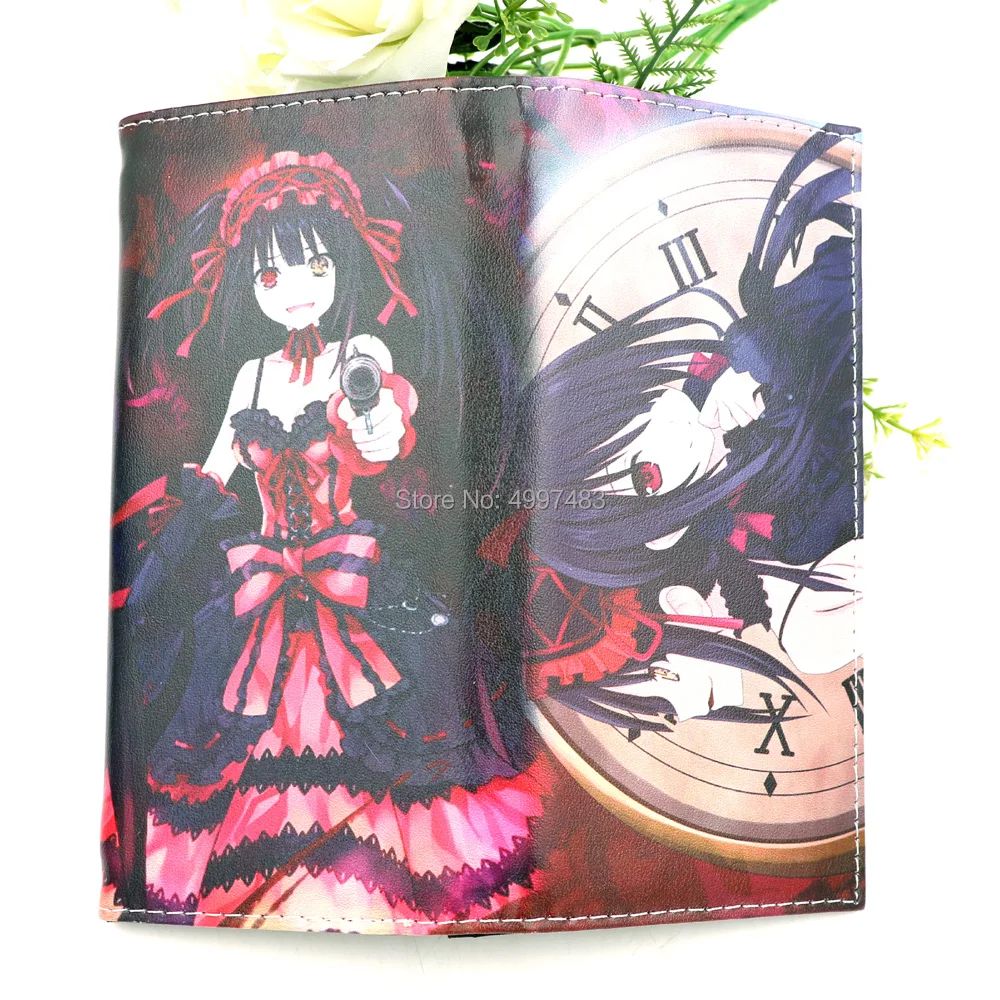 Дата живой красочный аниме клатч кошелек Tokisaki Kurumi Длинный кошелек Yoshino женский подарок сумка для денег