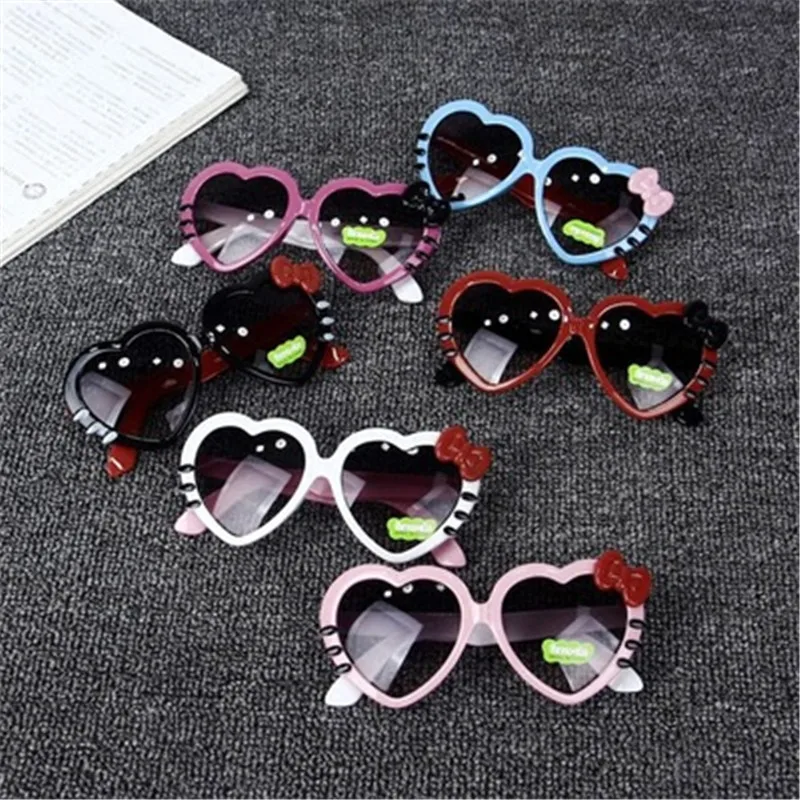 Fashion Kids Sunglasses Children Princess Cute Baby Hello- Glasses High Quality Boys Gilrs Cat Eye Eyeglasses UV400
