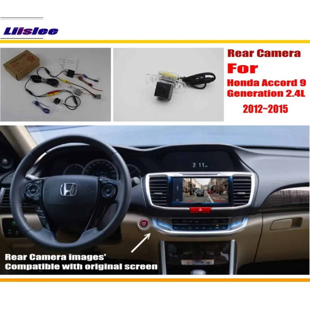 

Rear View Camera / Back Up Reverse Camera Sets For Honda Accord 9 Generation 2.4L 2012~2015 / RCA & Original Screen Compatible