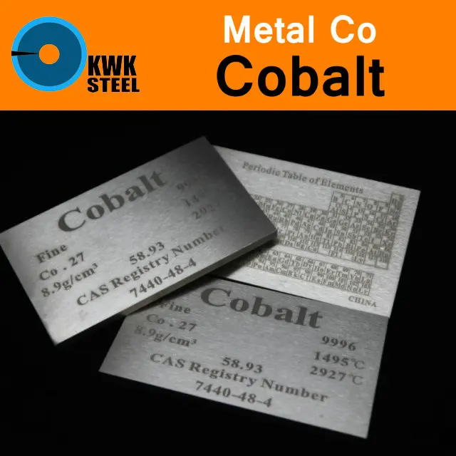 共同コバルトキューブプレートシートコインブロックハイピュア99.96 