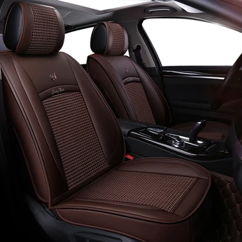 

ZHOUSHENGLEE Universal ice silk car seat covers For opel astra j vespa toyota corolla suzuki swift mini cooper auto styling