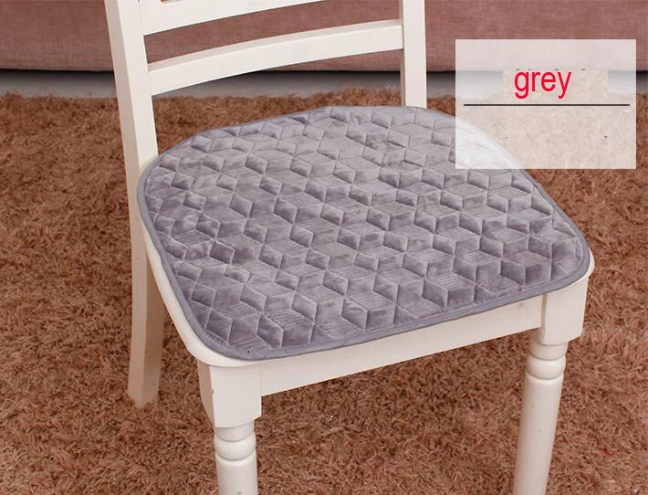 Super Soft Plush Chair Cushion non slip high quality seat cushion chair pad can be fixed