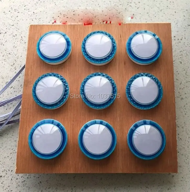 

Escape room Prop Light up the buttons in correct sequence to unlock real life adventure secret room escape game prop