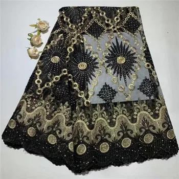 

African Laces Fabric Embroidered nigerian Guipure French Lace Fabric High quality 2018 African French Net Lace Fabric(TS-2-19