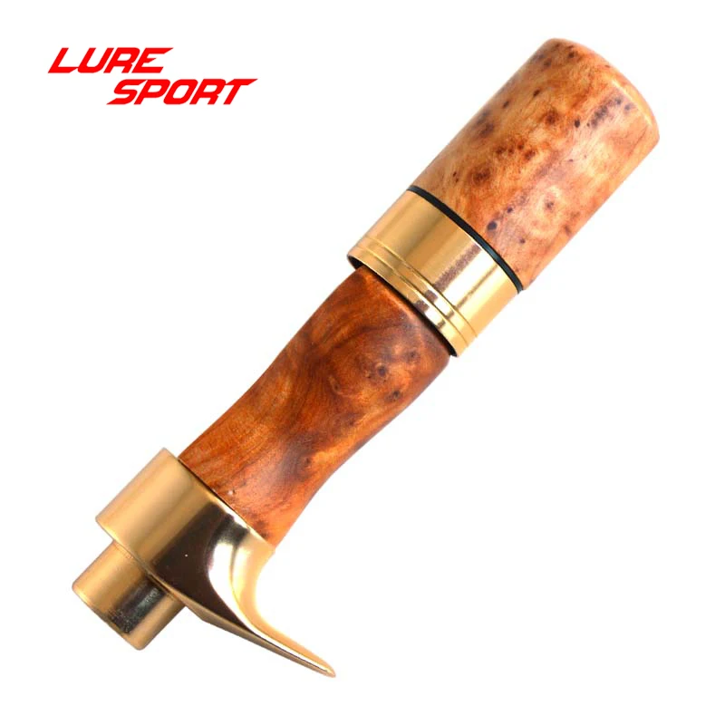 LureSport алюминиевая рыболовная удочка из древесины для катушки Строительные Компоненты спиннинг кастинговая