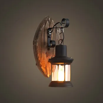 

Creative antique retro led wall lamp outdoor restaurant cafe bar living room corridor lamp old retro wall lamp lw528528py
