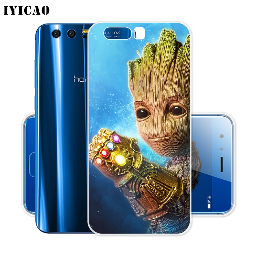 Мягкий силиконовый чехол IYICAO для Huawei Y9 Y7 Y6 Prime 2018 Honor 8C 8X 8 9 10 Lite 7X 7C 6A 7A