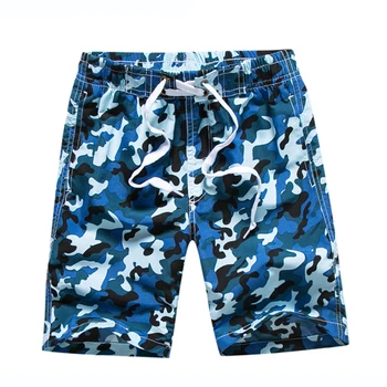 

Teenager Boys Hawaii Beach Shorts 2019 Sports Summer Children Swim Shorts 7-14yrs Camouflage Surf Campaign Quick Drying Shorts