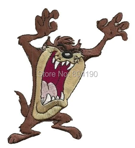 4 75 &quotLooney Tunes Taz Tasmanian Devil мультяшный персонаж из ТВ-фильма Классический милый патч