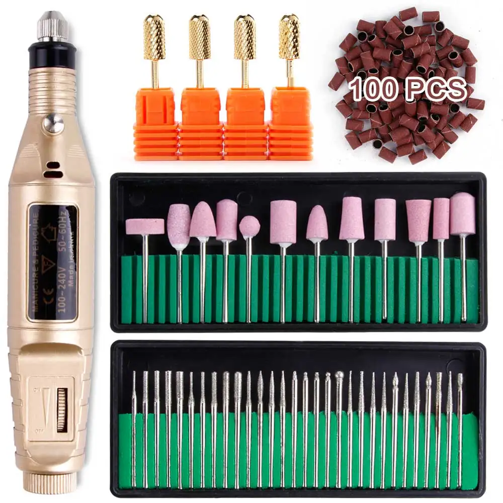 

Electric Manicure Milling Machine Ceramic Cutters Carbide Nail Drill Bits Pedicure Apparatus Diamond Cutter Nail Polish Remover