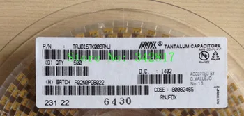 

TAJD157K006RNJ CAP TANT 150UF 6.3V 10% 2917 Tantalum Capacitors D type 50pcs