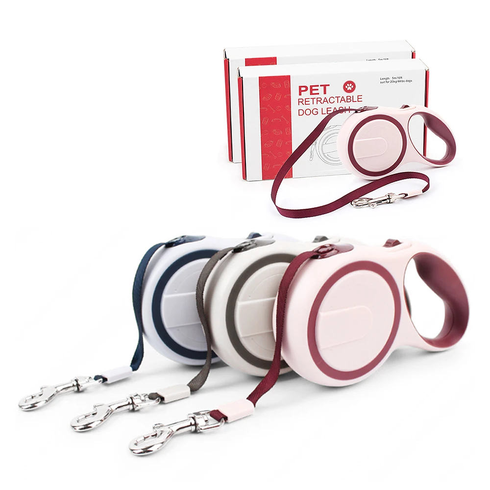 

Retractable Dog Leash Training Puppy Extending Traction Rope Walking Leashes Adjustable Dog Collar for Small Medium Dogs Tools